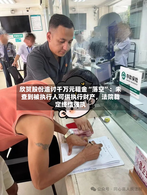 欣贺股份追讨千万元租金“落空	”：未查到被执行人可供执行财产，法院裁定终结强执-第3张图片