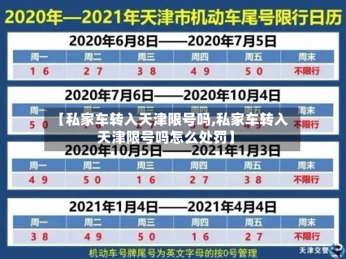 【私家车转入天津限号吗,私家车转入天津限号吗怎么处罚】