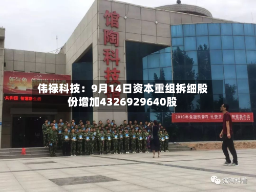 伟禄科技:9月14日资本重组拆细股份增加4326929640股-第2张图片