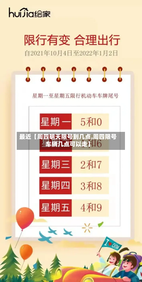 最近【周四明天限号到几点,周四限号车辆几点可以走】
