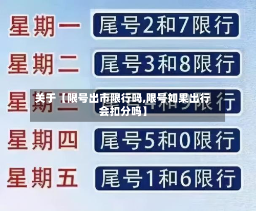 关于【限号出市限行吗,限号如果出行会扣分吗】