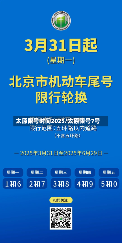 太原限号时间2025/太原限号7号-第3张图片
