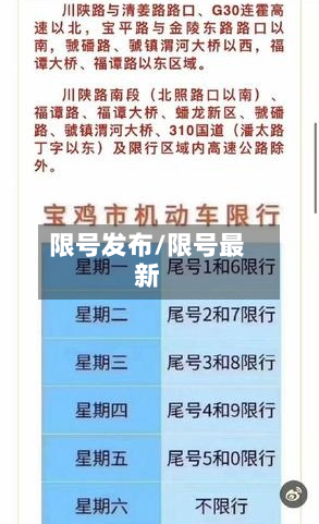 限号发布/限号最新-第3张图片