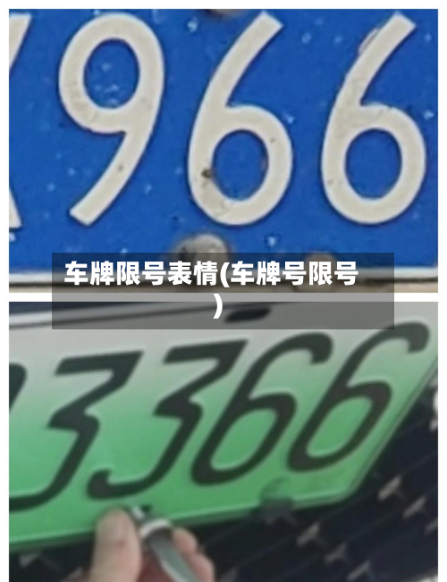 车牌限号表情(车牌号限号)-第2张图片