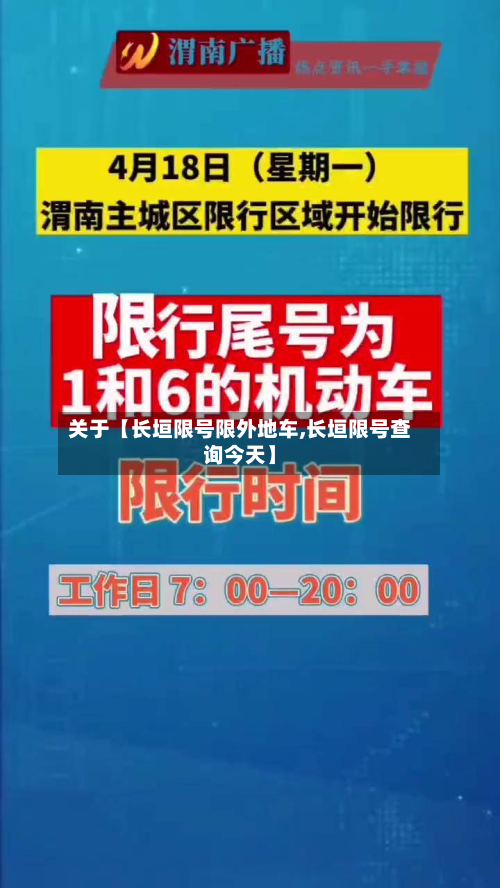 关于【长垣限号限外地车,长垣限号查询今天】-第2张图片