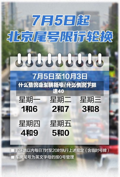 什么情况会车辆限号/什么情况下限速40