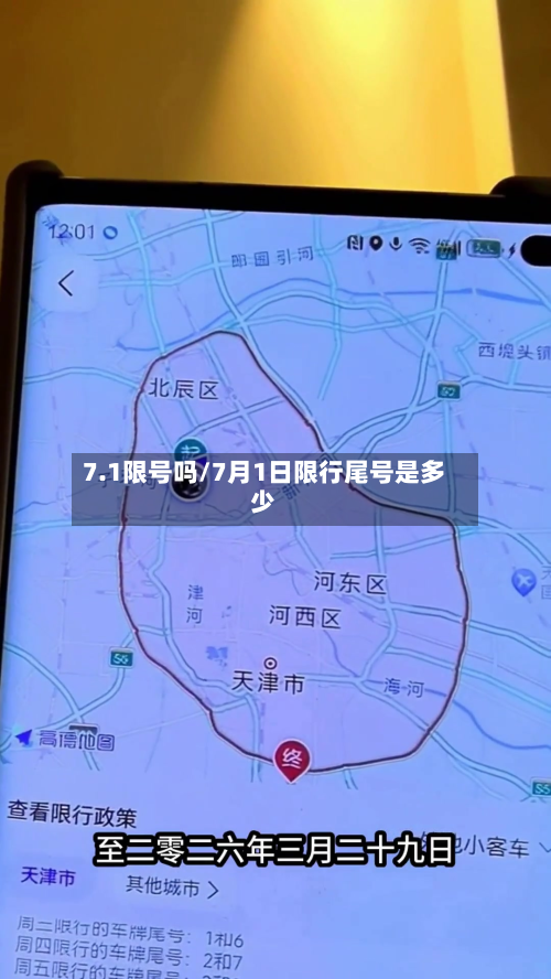 7.1限号吗/7月1日限行尾号是多少-第2张图片
