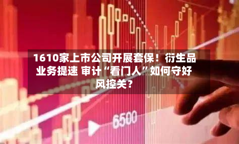1610家上市公司开展套保!衍生品业务提速 审计“看门人”如何守好风控关?