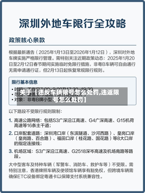 关于【违反车辆限号怎么处罚,违返限号怎么处罚】-第2张图片