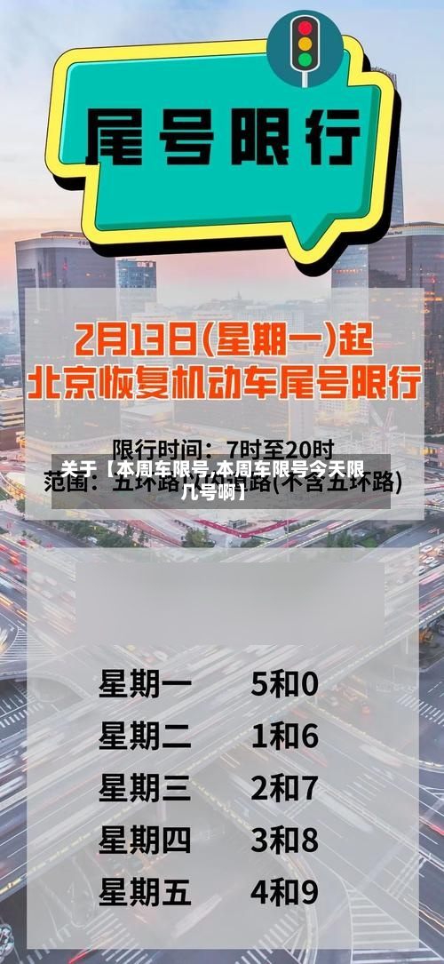 关于【本周车限号,本周车限号今天限几号啊】-第2张图片