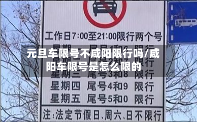 元旦车限号不咸阳限行吗/咸阳车限号是怎么限的-第2张图片