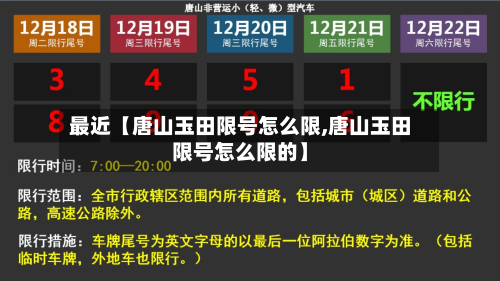 最近【唐山玉田限号怎么限,唐山玉田限号怎么限的】-第2张图片